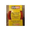 BRAWA 3101 CAVO ELETTRICO 0,14 MQ 10 METRI GIALLO