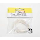 BRAWA 32409 CAVO SOTTILE PER DECODER 0,05MMQ-0,5A 10 METRI BIANCO 