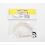 BRAWA 32409 CAVO SOTTILE PER DECODER 0,05MMQ-0,5A 10 METRI BIANCO 