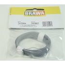 BRAWA 32407 CAVO SOTTILE PER DECODER 0,05MMQ-0,5A 10 METRI GRIGIO 