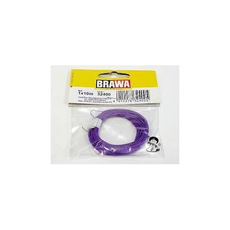 BRAWA 32405 CAVO SOTTILE PER DECODER 0,0,05MMQ -10 METRI BLU 