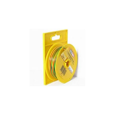 BRAWA 3174 ROTOLO DI FILO TRIPOLARE LUNGHEZZA 5 METRI 3X0,14MMQ VERDE ROSSO GIALLO