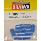 BRAWA 3051 CONFEZIONE 10 SPINOTTI ROSSI CON PIN GRANDE