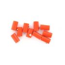 BRAWA 3046 CONFEZIONE 10 SPINOTTI FEMMINA ARANCIO CON FORO GRANDE