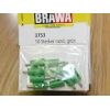 BRAWA 3051 CONFEZIONE 10 SPINOTTI ROSSI CON PIN GRANDE