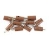 BRAWA 3754 CONFEZIONE 10 SPINOTTI MARRONE CON PIN PICCOLO