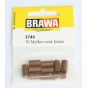 BRAWA 3051 CONFEZIONE 10 SPINOTTI ROSSI CON PIN GRANDE