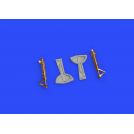 BRASSIN 648309 Bf 109G undercarriage legs BRONZE 1/48