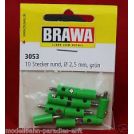 BRAWA 3055 CONFEZIONE 10 SPINOTTI BLU CON PIN GRANDE