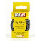 BRAWA 3107 CAVO ELETTRICO 0,14 MQ 10 METRI GRIGIO