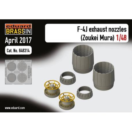 Brassin 648314 1/48 McDonnell F-4J Phantom exhaust nozzles Zoukei Mura