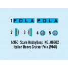 HOBBY BOSS 86502 Italian Heavy Cruiser Pola (1941)