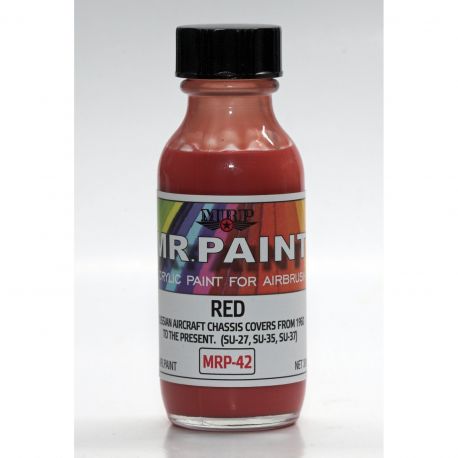Mr Paint MRP-042 Red Chassis Covers SU-27, SU-35, SU-37