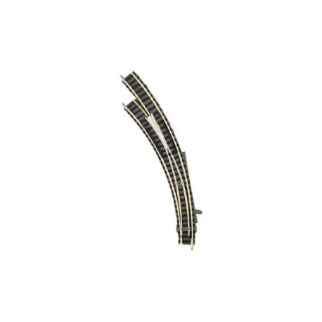 FLEISCHMANN 9168 SCAMBIO IN CURVA SINISTRO MANUALE CON CUORE METALLICO